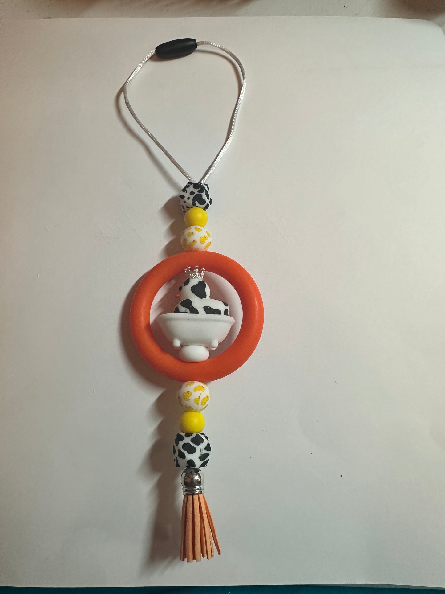 Beaded car charms