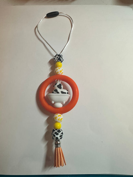 Beaded car charms