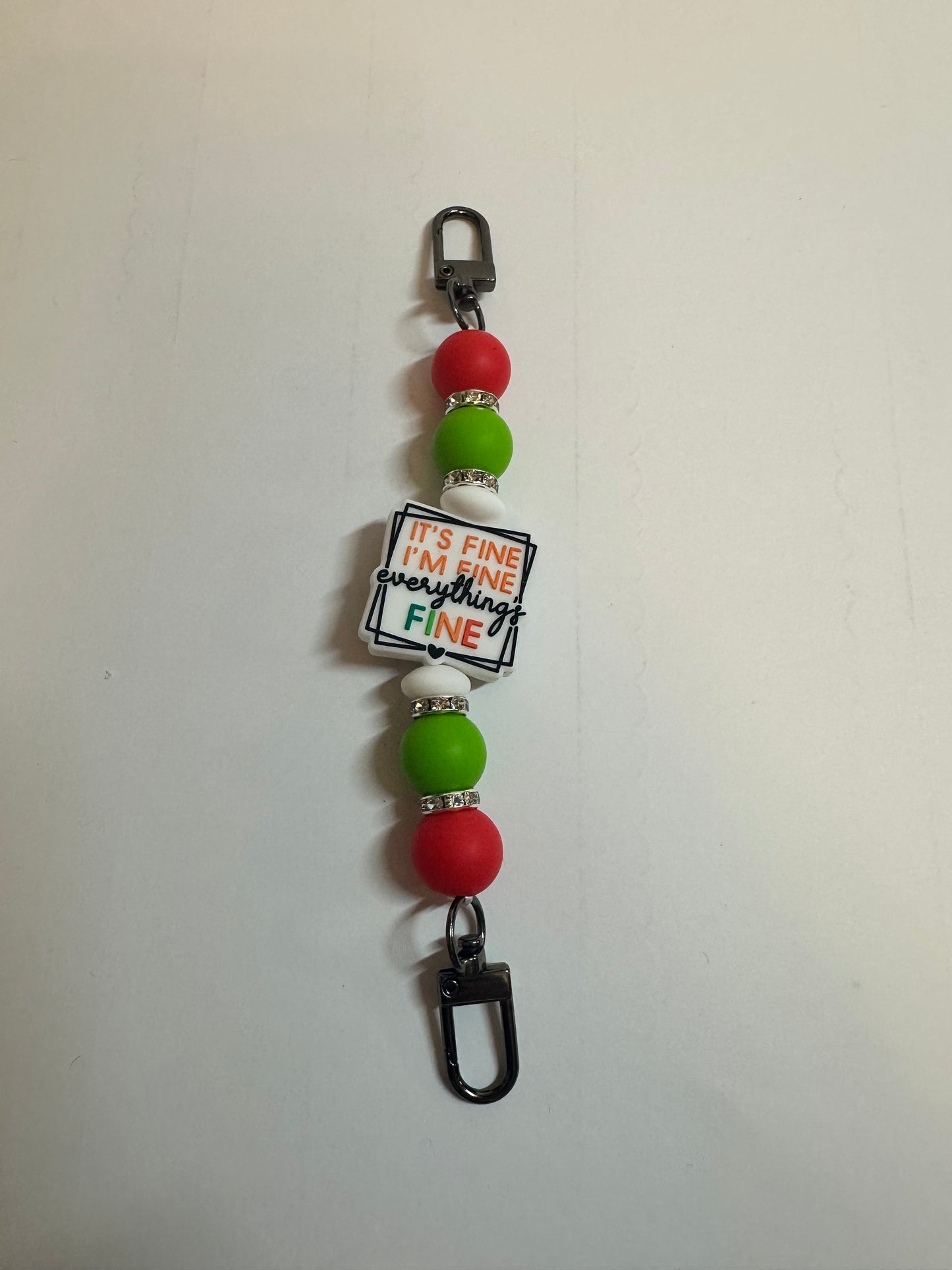 beaded phone charms