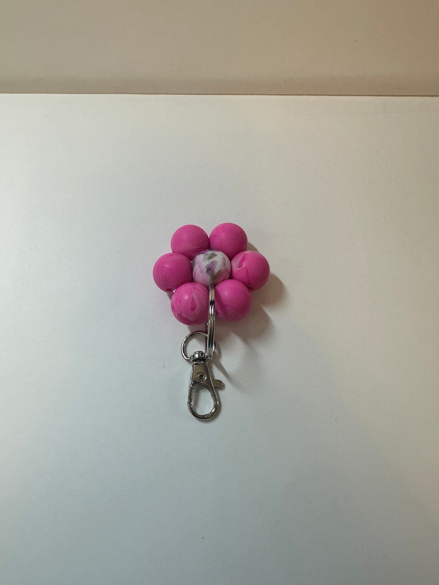 Flower keychain