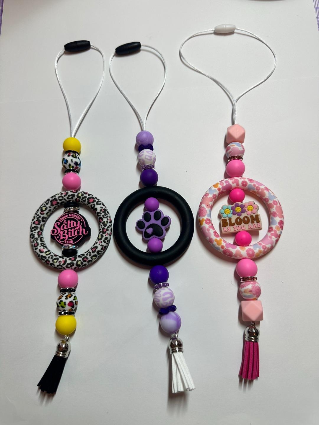 Beaded car charms