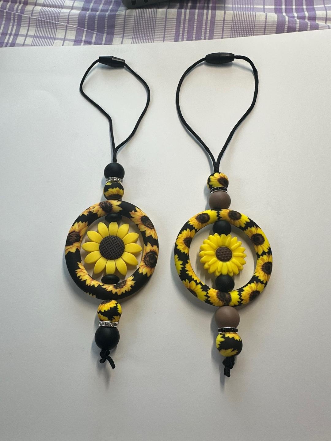 Beaded car charms