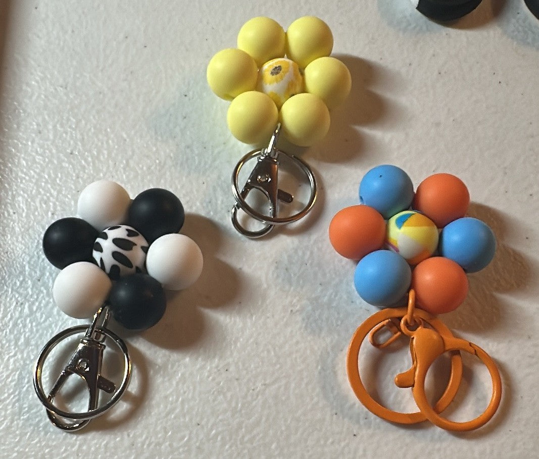 Flower keychain
