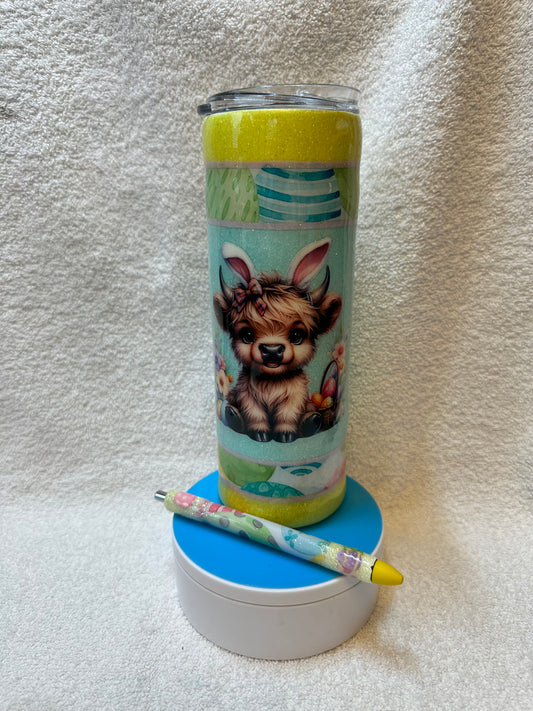 Customized 20 oz tumbler w/matching pen