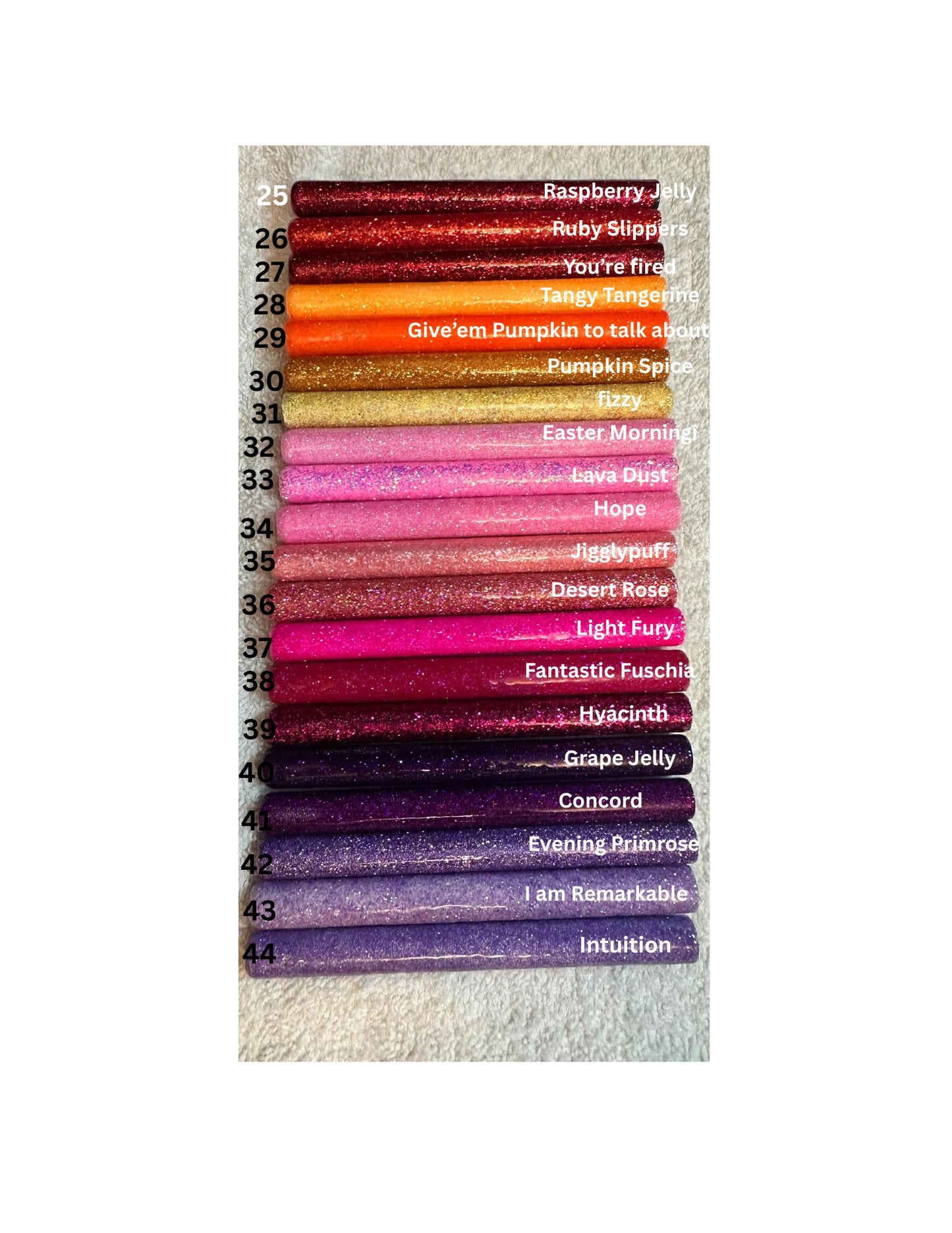 Customize your own glitter pen